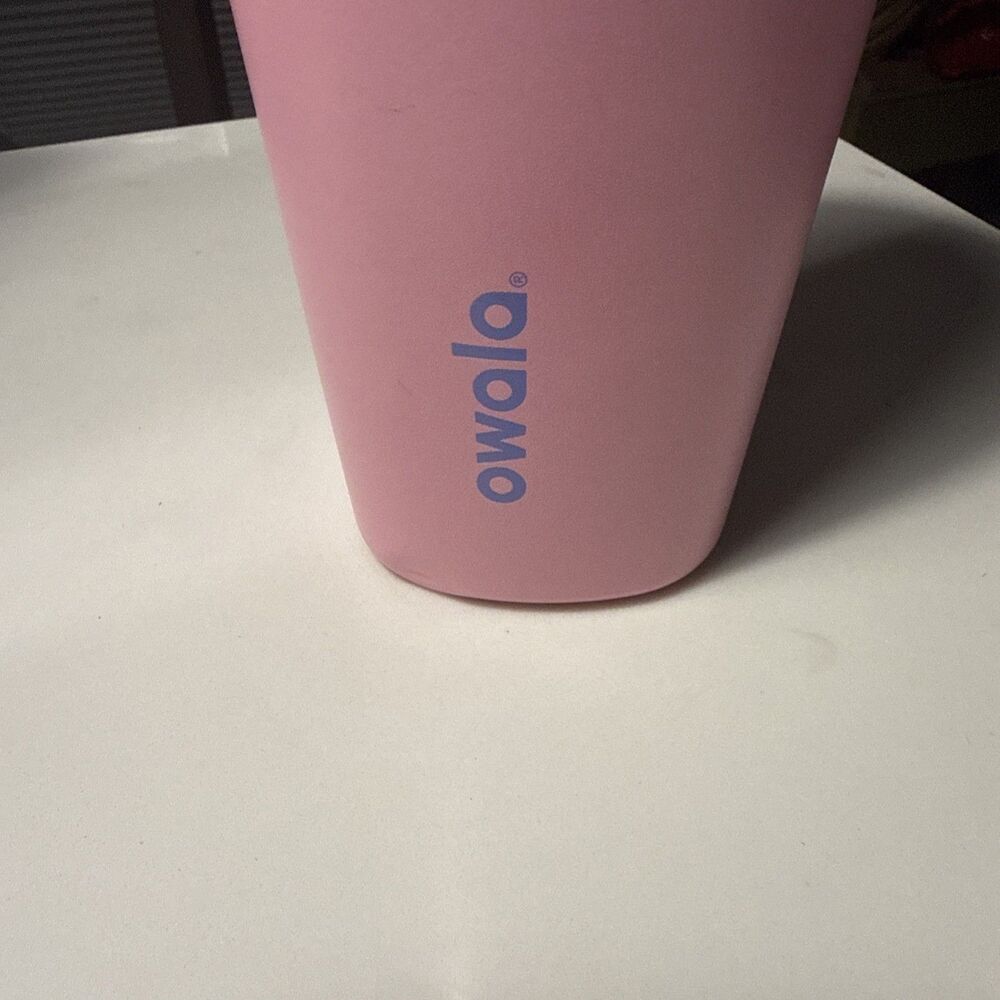 New Owala 20oz Pink SmoothSip Slider Stainless Steel Water Bottle Kickflip - Picture 3 of 10